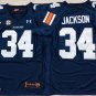 Auburn Tigers Blue #34 JACKSON.