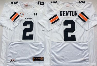 Auburn Tigers White #2 NEWTON.