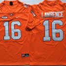 Clemson Tigers Orange #16 LAWRENCE.