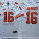 Clemson Tigers White #16 LAWRENCE.