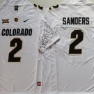 COLORADO BUFFALOES White #2 SANDERS.