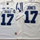 Duke Blue Devils White #17 JONES.