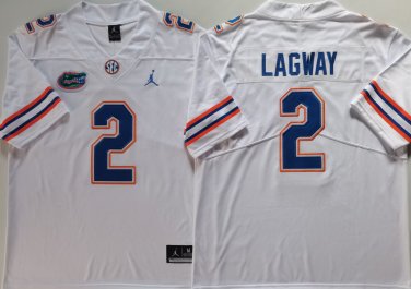 Florida Gators White #2 LAGWAY.