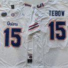 Florida Gators White #15 TEBOW.