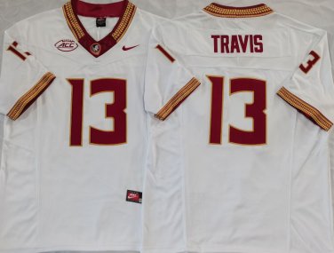 Florida State Seminoles White #13 TRAVIS.