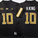 Georgia Tech Football Black #10 H.KING.