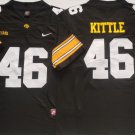 Iowa Hawkeyes Black #46 KITTLE.