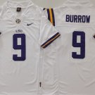 LSU Tigers White #9 BURROW.