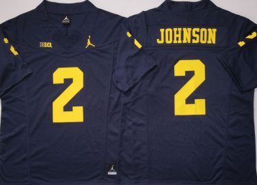 Michigan Wolverines Blue #2 JOHNSON.