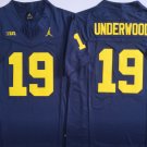 Michigan Wolverines Blue #19 UNDERWOOD.