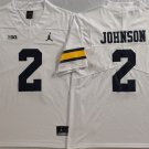 Michigan Wolverines White #2 JOHNSON._1