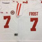 Nebraska Huskers White #7 FROST.