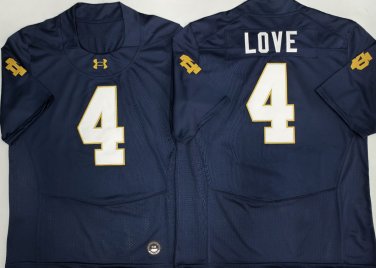 Norte Dame Fighting Irish Blue #4 LOVE.