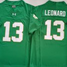 Norte Dame Fighting Irish Green #13 LEONARD.