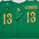 Norte Dame Fighting Irish Green 13 LEONARD.