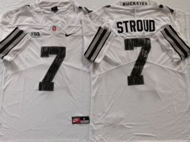 Ohio State Buckeyes White #7 STROUD._1