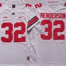 Ohio State Buckeyes White #32 HENDERSON.