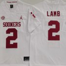 Oklahoma Sooners White #2 LAMB.