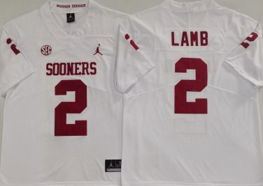 Oklahoma Sooners White #2 LAMB.
