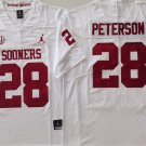 Oklahoma Sooners White #28 PETERSON.