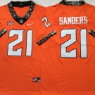 Oklahoma State Cowboys Orange #21 SANDERS.