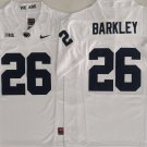 Penn State Nittany Lions White #26 BARKLEY.