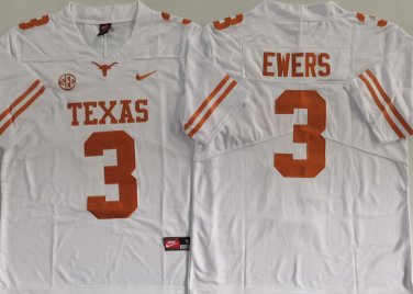 Texas Longhorns White #3 EWERS.