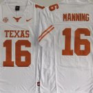 Texas Longhorns White #16 MANNING.