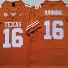 Texas Longhorns Yellow #16 MANNING.