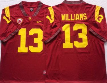 USC Trojans Red #13 WILLIAMS.