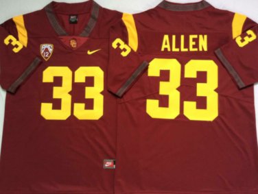 USC Trojans Red #33 ALLEN.