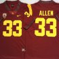 USC Trojans Red #33 ALLEN.
