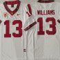 USC Trojans White #13 WILLIAMS.