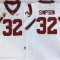USC Trojans White #32 SIMPSON.
