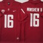 WASHINGTON STATE COUGARS Red #16 MINSHEW II.