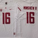 WASHINGTON STATE COUGARS White #16 MINSHEW II.
