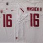 WASHINGTON STATE COUGARS White #16 MINSHEW II.