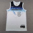 25 Timberwolves 5 White City Edition