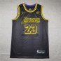 Lakers 23 Black Serpent Pattern