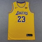 Lakers 23 yellow round neck