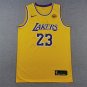 Lakers 23 yellow round neck