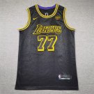 Lakers 77 Black Serpent Pattern