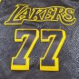 Lakers 77 Black Serpent Pattern