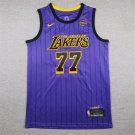 Lakers 77 Purple Stripes