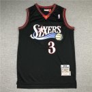 76ers 3 Black Retro Logo