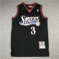 76ers 3 Black Retro Logo