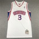 96-97 76ers 3 white
