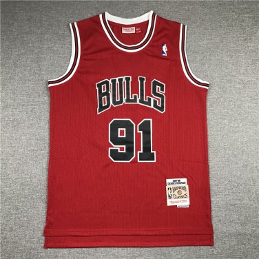 Bull 91 Red Retro Logo