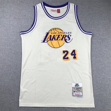 Lakers 24 Cream White