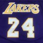 Lakers 24 Purple V-neck Retro Logo